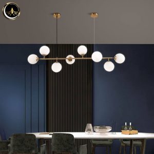 Molecular chandelier for offices and work environments 